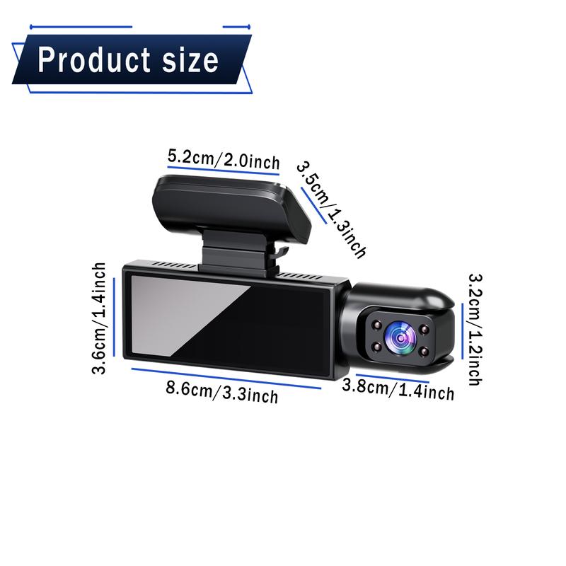 Full HD 1080P Dual Camera Dash Cam