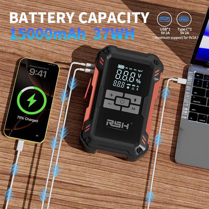 Ultra-Safe Jump Starter – Starts all 12V battery vehicles