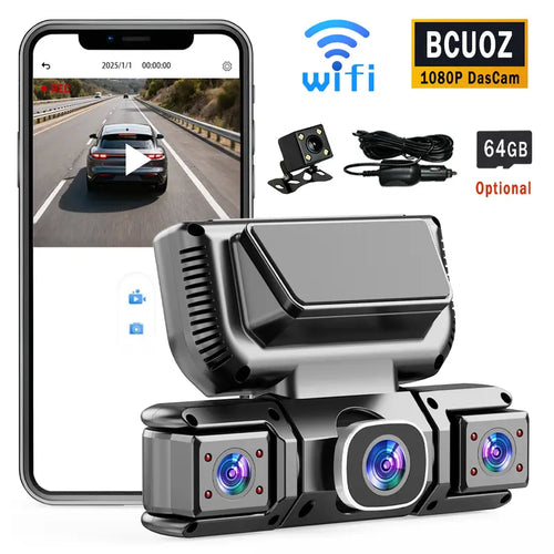 360 Degree View 4 Channel Dash Cam Front